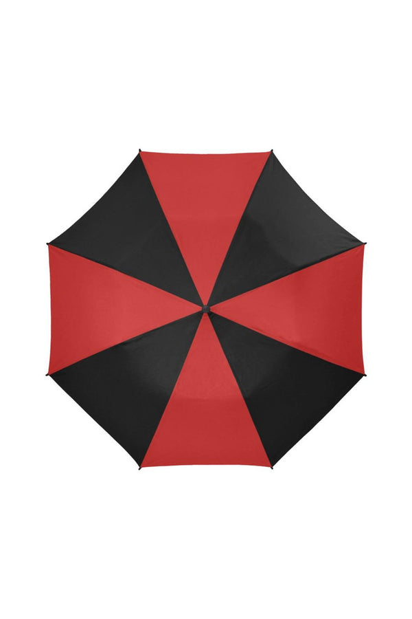 red blk umb Semi-Automatic Foldable Umbrella (Model U05) - Objet D'Art