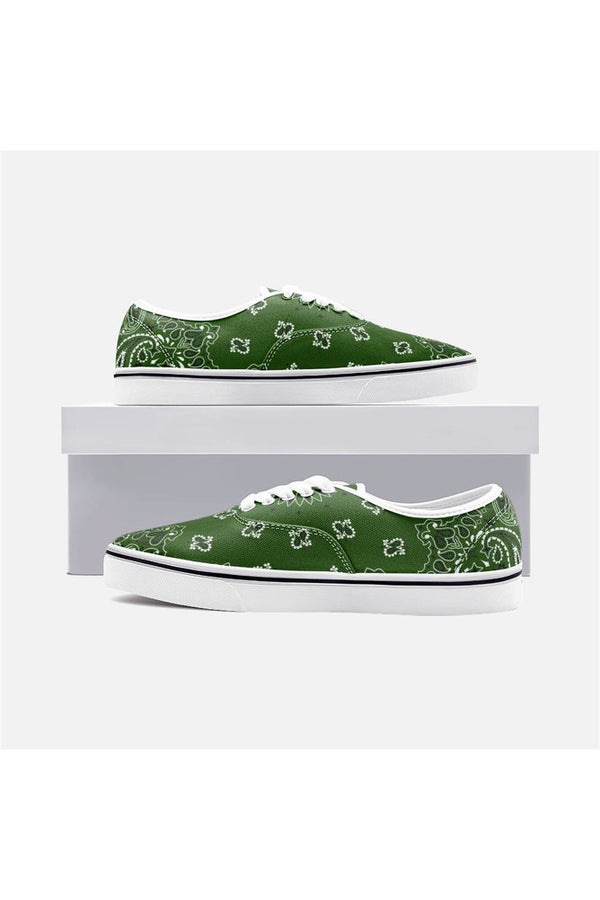 Go Green Bandana Unisex Canvas Sneakers - Objet D'Art
