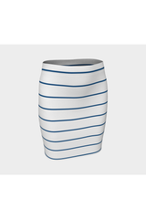 Striped Fitted Skirt - Objet D'Art