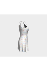 Colorful Polka Dot Flare Dress - Objet D'Art