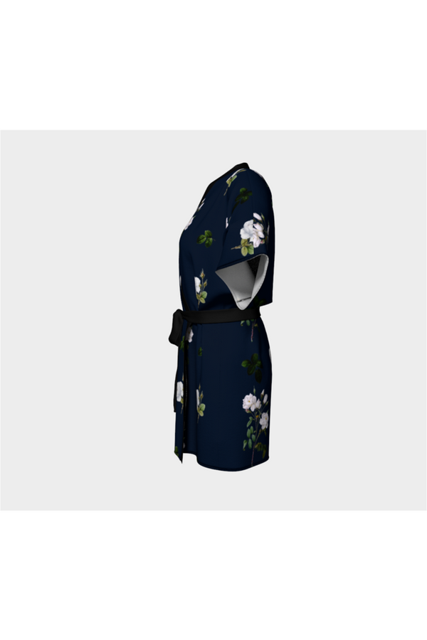 White Rose Kimono Robe - Objet D'Art