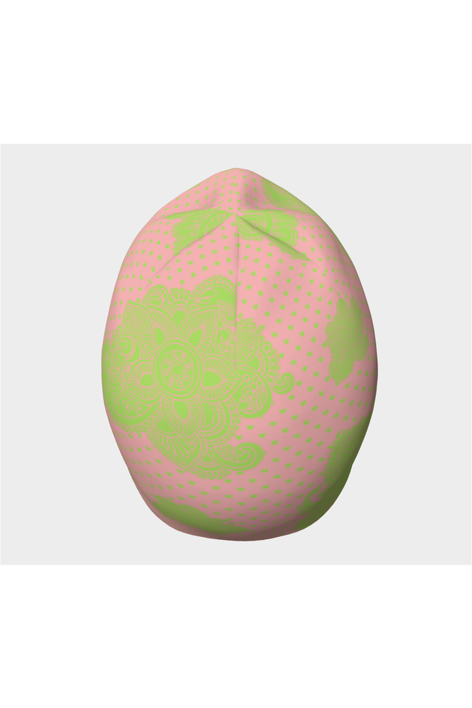 Pink and Green Paisley Beanie - Objet D'Art Online Retail Store