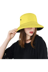 Yellow Unisex Summer Bucket Hat - Objet D'Art