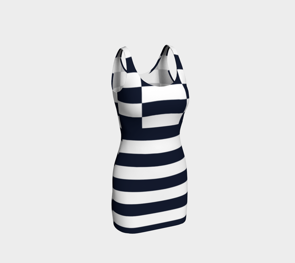 Striped Bodycon Dress - Objet D'Art