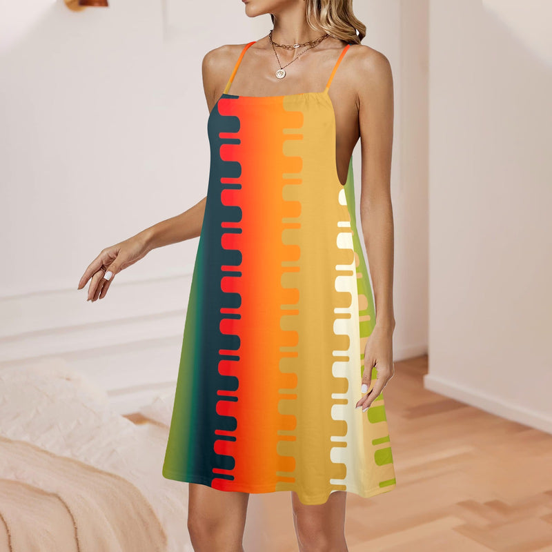 aut groove yoga_leggings_template-Recovered-Recovered copy-Recovered-Recovered-Recovered-Recovered ( Drawstring Neck Sleeveless Dress (Model D68) - Objet D'Art