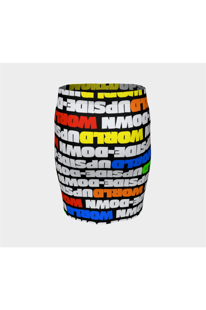 Upside-Down Fitted Skirt - Objet D'Art