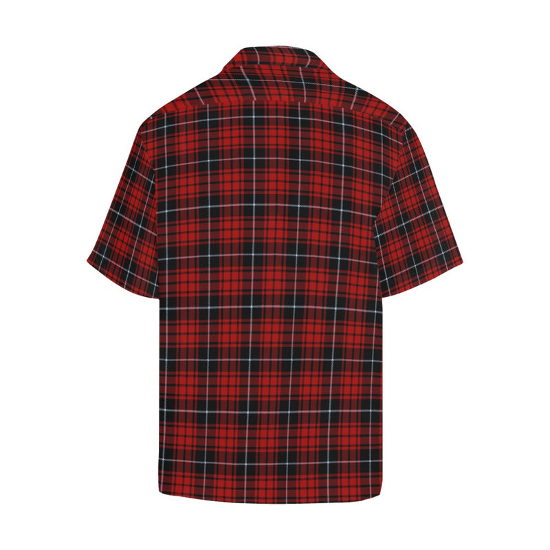 Brick Plaid Hawaiian Shirt - Objet D'Art