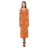 wildflowr africa copy Phaedra Sleeveless Open Fork Long Dress (Model D08) - Objet D'Art