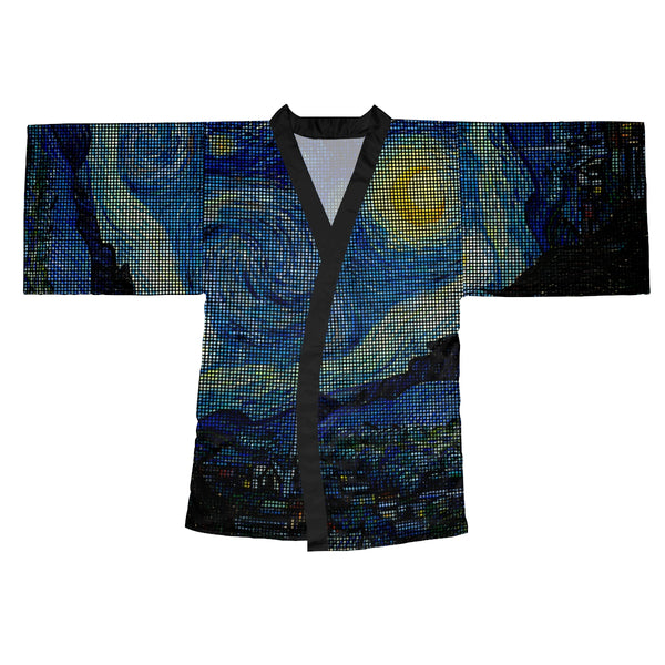 Long Sleeve Kimono Robe - Objet D'Art