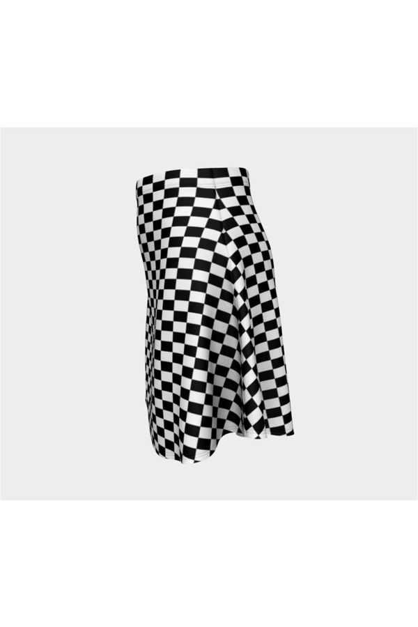 Checkered Flag Flare Skirt - Objet D'Art