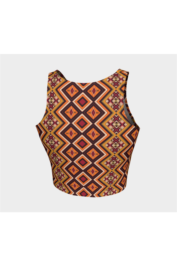 Kente Print Athletic Top - Objet D'Art