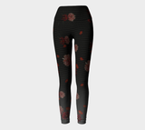 Floral Yoga Leggings - Objet D'Art