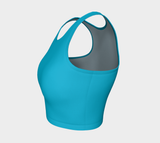 Blue Atoll Athletic Crop Top - Objet D'Art