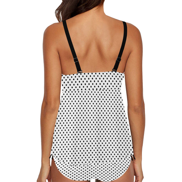 shapes colors texture art Chest Drawstring Swim Dress (Model S30) - Objet D'Art