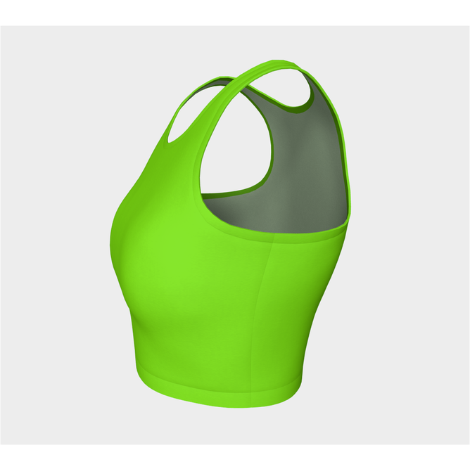 Bright Green Athletic Top - Objet D'Art