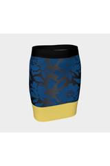 Floral Fitted Skirt - Objet D'Art