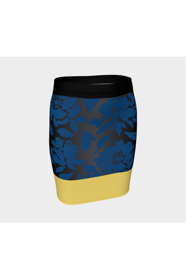 Floral Fitted Skirt - Objet D'Art