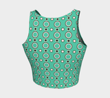 Polka Dot Athletic Crop Top - Objet D'Art