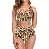 seventies dress Knot Side Bikini Swimsuit (Model S37) - Objet D'Art