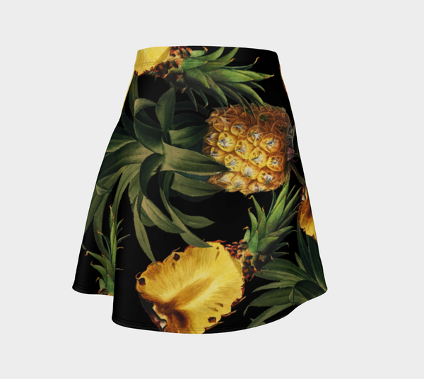 Pineapple Midnight Flare Skirt - Objet D'Art