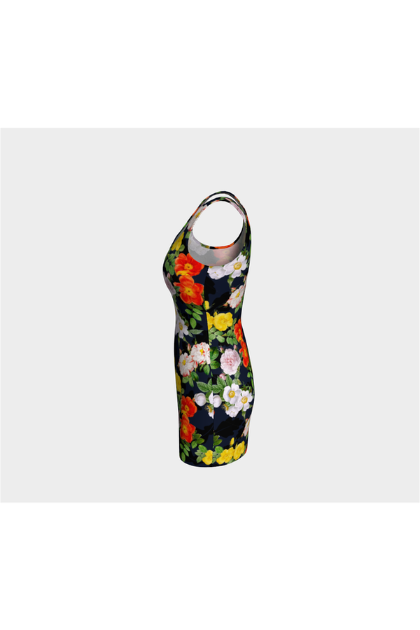 Floral Bodycon Dress - Objet D'Art