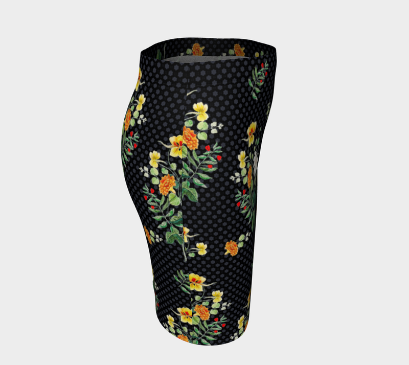 Floral Fitted Skirt - Objet D'Art
