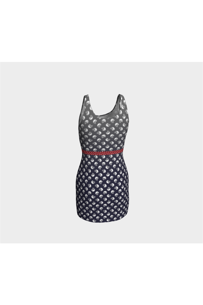 Skull-Ka Dot Bodycon Dress - Objet D'Art