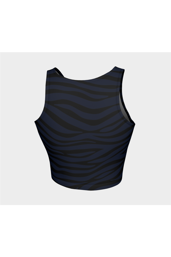 Blue Tiger Athletic Top - Objet D'Art