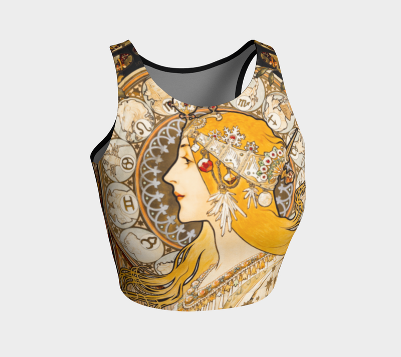 La Plume Athletic Crop Top - Objet D'Art