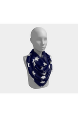 Patriotic Stars Square Scarf - Objet D'Art