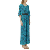 Dolman Sleeve Belted Wide Leg Jumpsuit - Objet D'Art