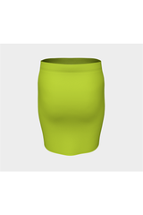 Lime Punch Fitted Skirt - Objet D'Art