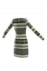 Arabesque Ladies Cardigan Dress - Objet D'Art