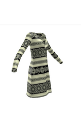 Arabesque Ladies Cardigan Dress - Objet D'Art
