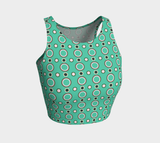 Polka Dot Athletic Crop Top - Objet D'Art