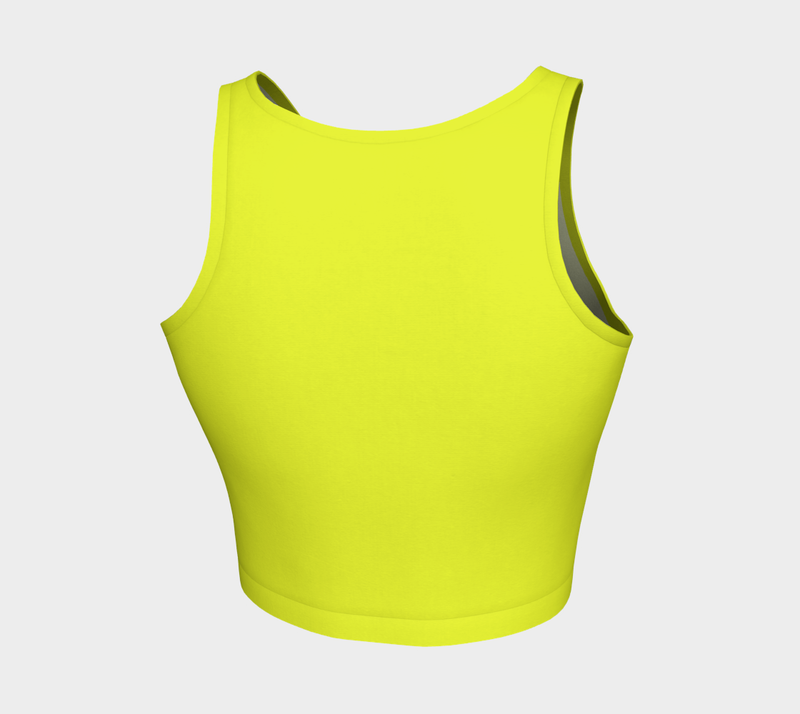 Granny Smith Apple Athletic Crop Top - Objet D'Art