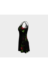 Roses Flare Dress - Objet D'Art