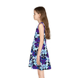 M Kemp Girls' Sleeveless Sundress (AOP) - Objet D'Art