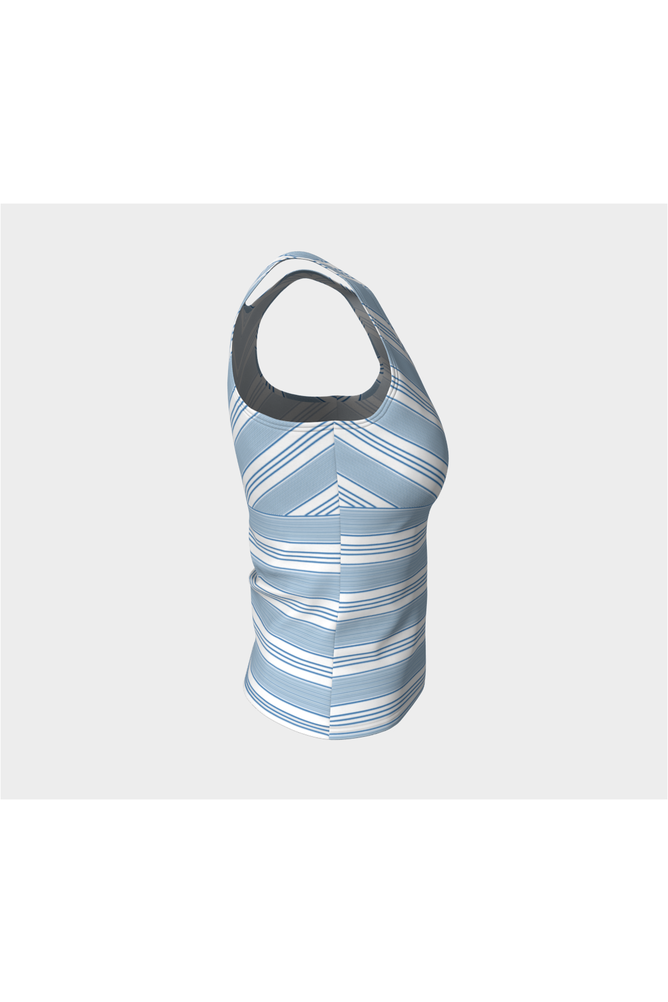 Baby Blue Striped Tank Top - Objet D'Art