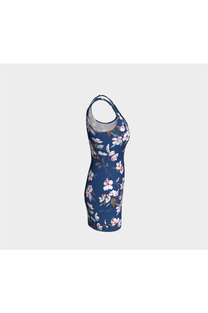 Petalody in Blue Bodycon - Objet D'Art