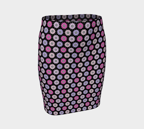 Pink & Lavender Fitted Skirt - Objet D'Art
