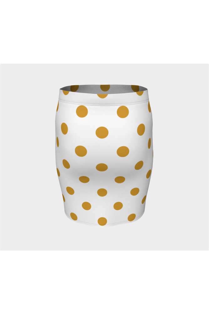 Polka Dot Fitted Skirt - Objet D'Art