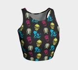 Nightmare Athletic Crop Top - Objet D'Art