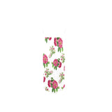 pink on white rose print Spaghetti Strap Backless Beach Cover Up Dress (Model D65) - Objet D'Art
