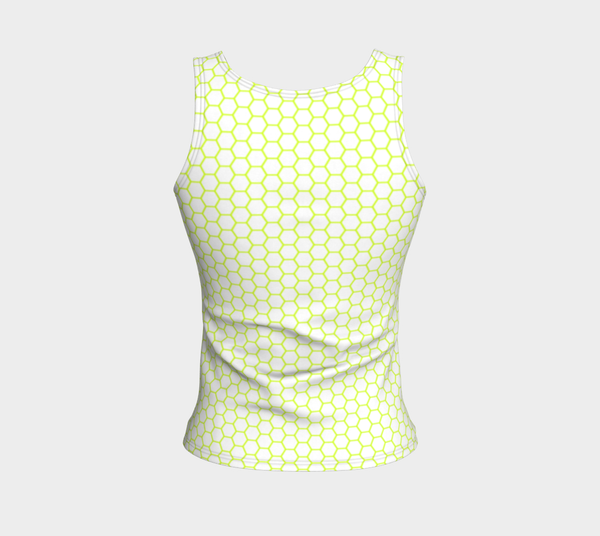 Neon Green Fitted Tank Top - Objet D'Art