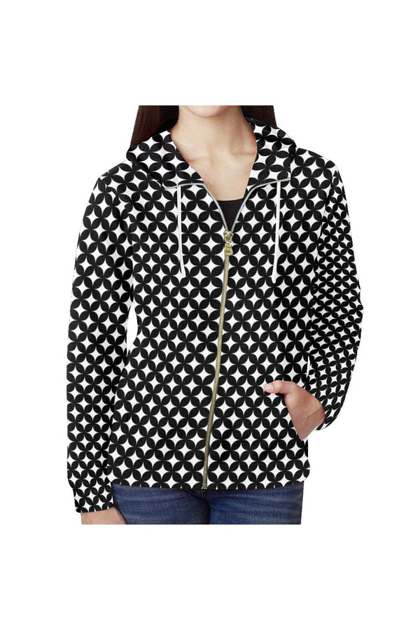 Starlight Zip Hoodie for Women - Objet D'Art