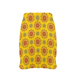 mandala gold print 3 Women's Golf Skirt with Pockets (Model D64) - Objet D'Art