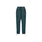 forest solid print 2 Women's Quick Dry Cargo Sweatpants (Model L65) - Objet D'Art