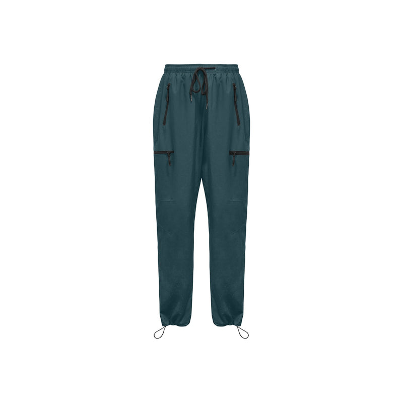 forest solid print 2 Women's Quick Dry Cargo Sweatpants (Model L65) - Objet D'Art