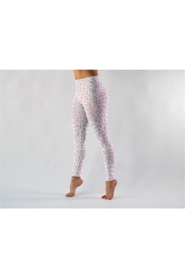 Pink Leopard Print Premium Leggings - Objet D'Art
